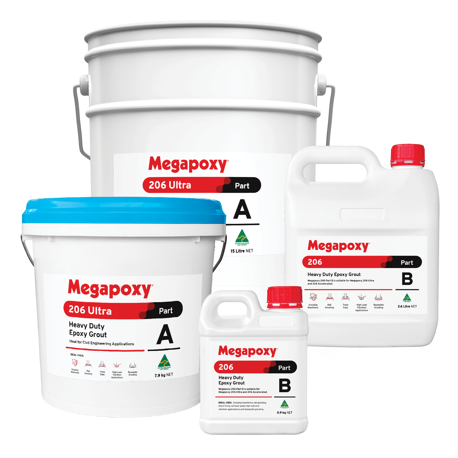Megapoxy 206 Ultra | Heavy Duty Epoxy Grout | Megapoxy